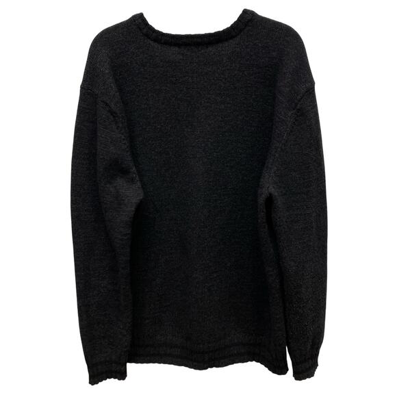 Smartwool Black Mens 2XL? Merino‎ Wool Nylon Blend V Neck Knit Sweater - Picture 7 of 7